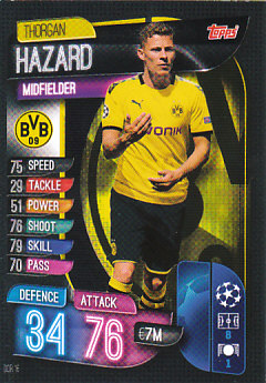 Thorgan Hazard Borussia Dortmund 2019/20 Topps Match Attax CL #DOR16